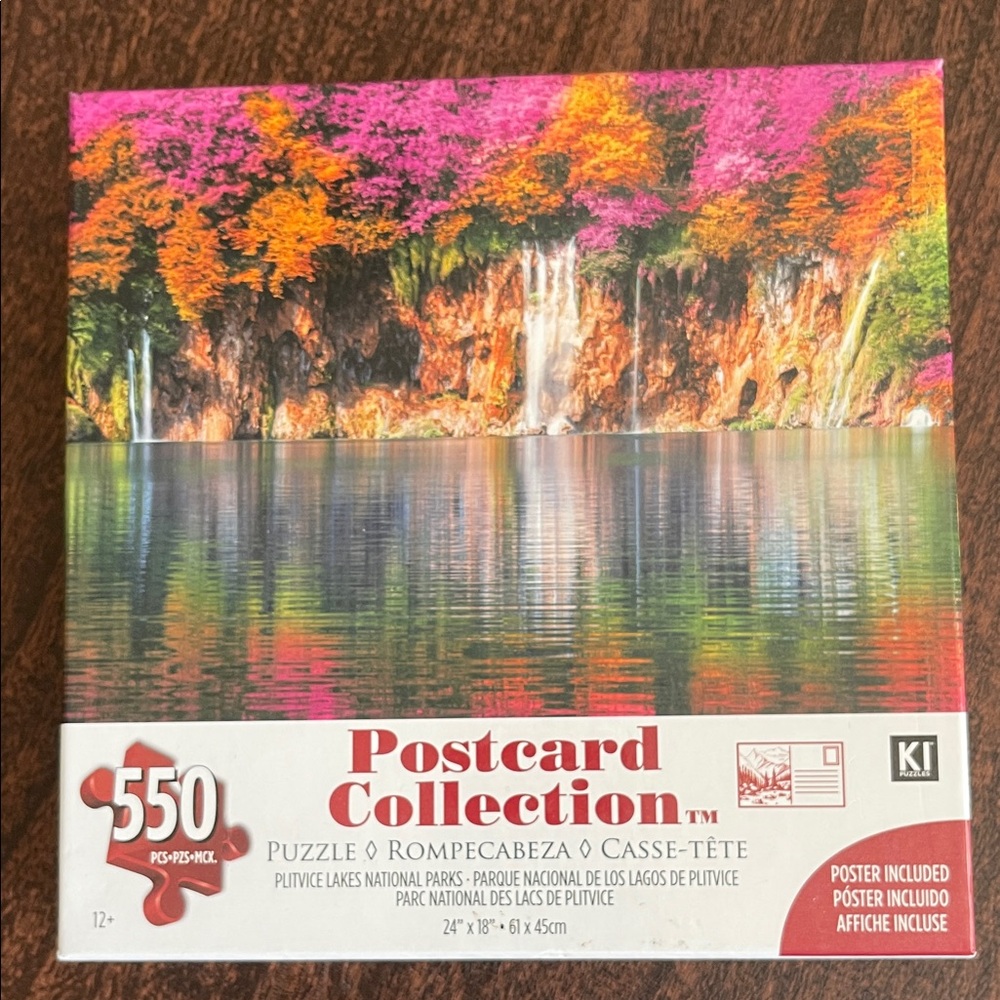 Sealed! Postcard Collection Puzzle with Scenic Waterfall